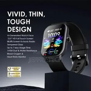 Oraimo OSW-805 Watch 5 2.01" HD Panda Glass 1ATM Smart Watch