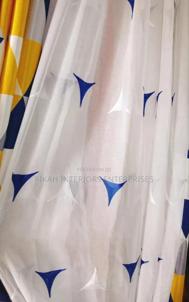 Quality Sheer With Blue Details