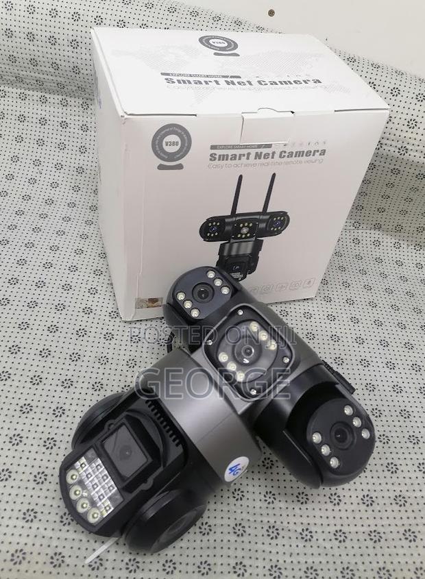 NEW ARRIVAL 4G Simcard Triple Lens Wireless Dome PTZ