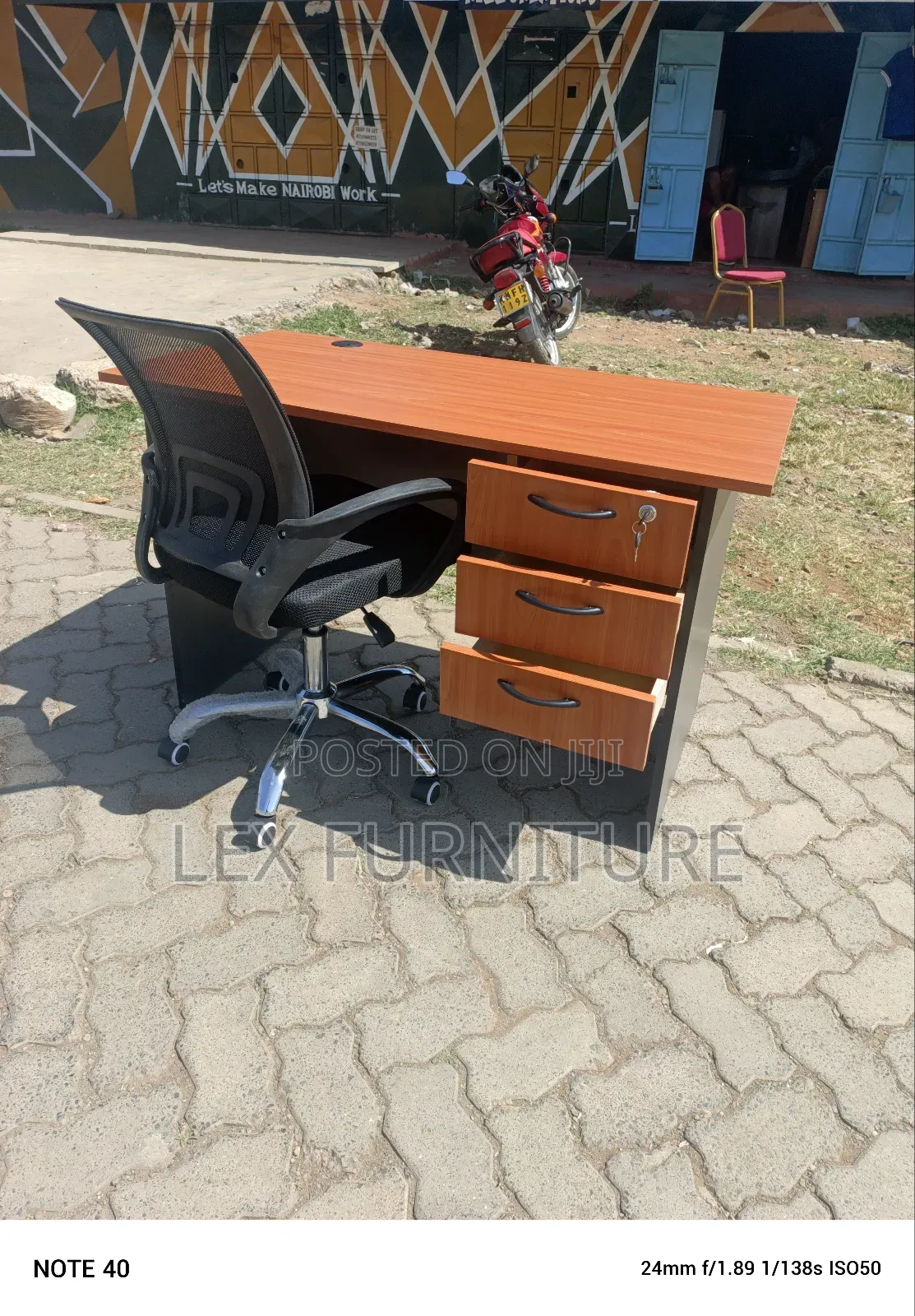Mixed Colour Table Plus Office Chair