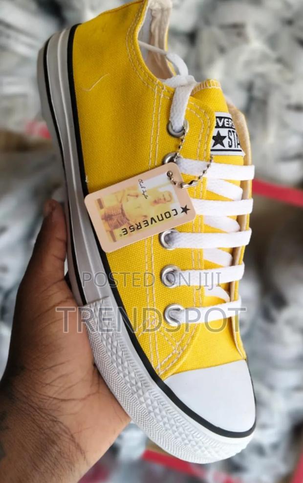 Yellow*Leather__ Converse* 36-41 at 1200 Available - main view