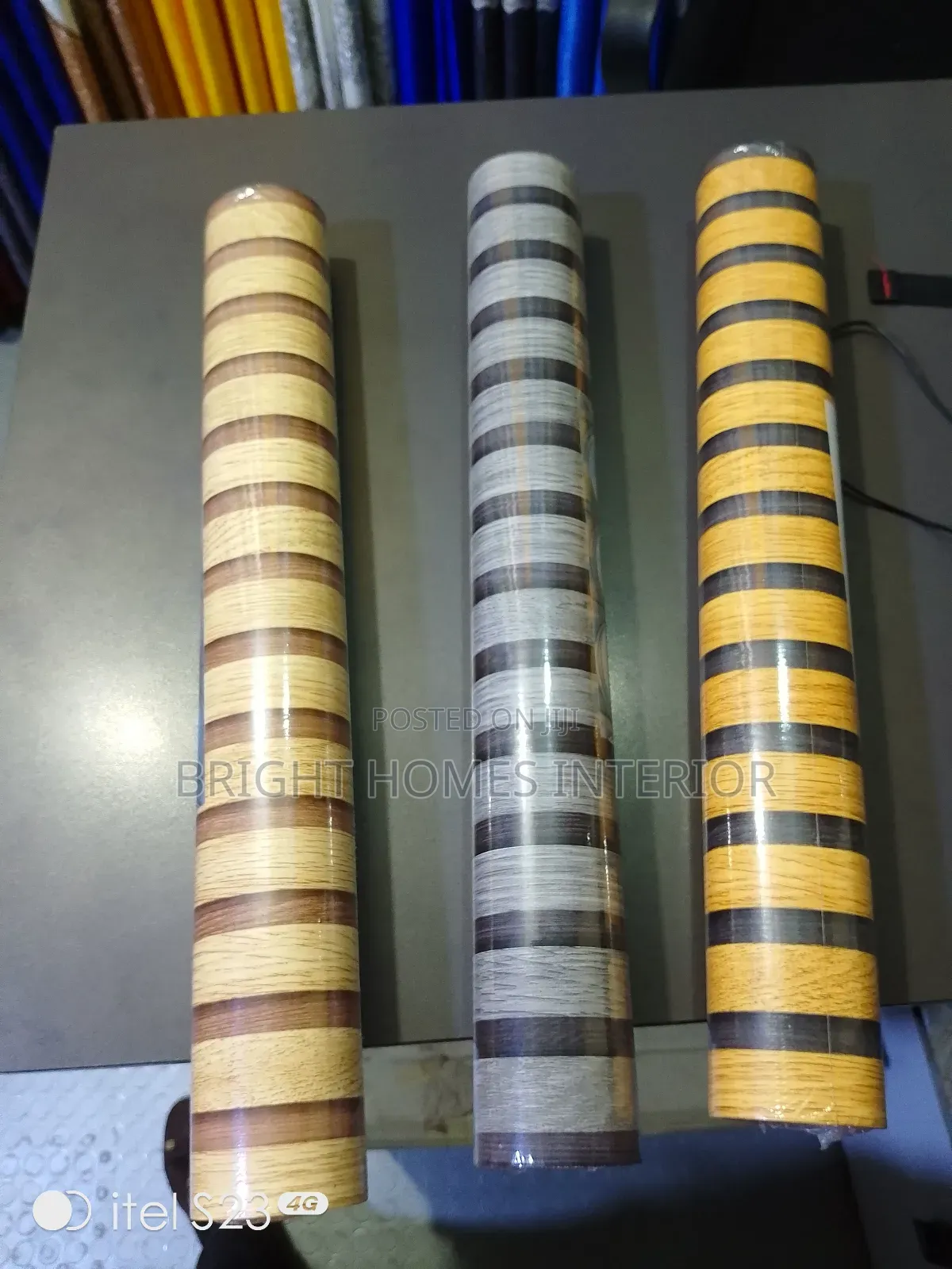 Flutted Wallpaper in Different Shades Available