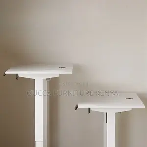 Office Tables:1.2 Meters Wooden Top Power Adjustable Desk
