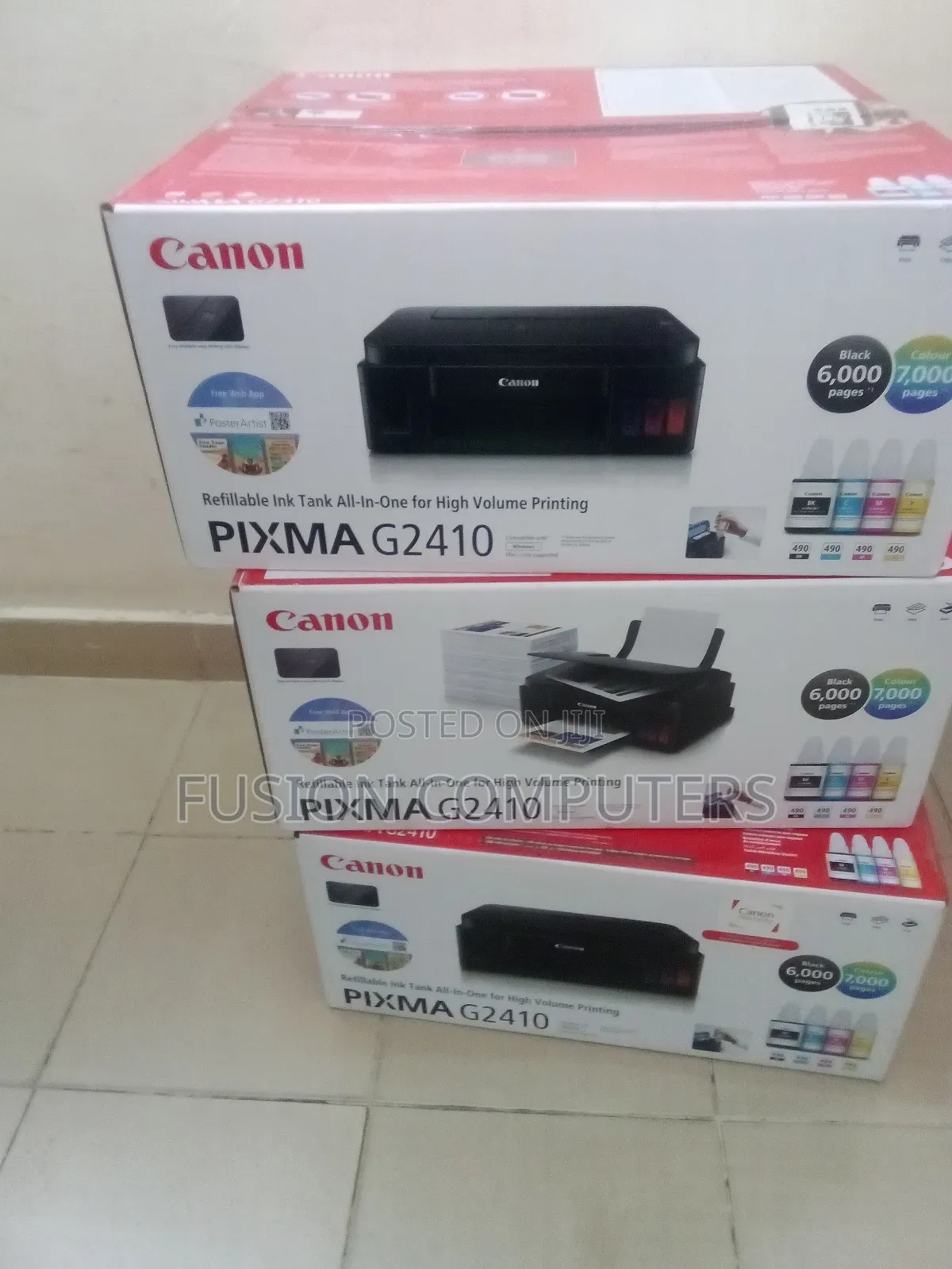Canon PIXMA G2410 A4 3-in-1 Multifunction Printer