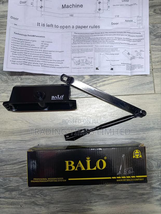 Balo Black Door Closer - main view