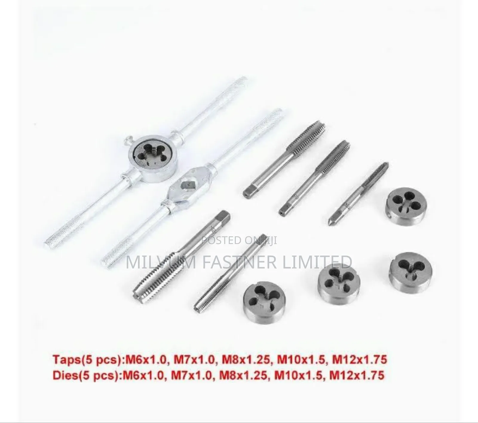 Threading Hand Tap Set