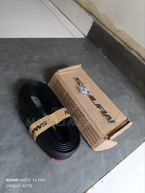 Universal Black Samurai Bumper Lip: Flexible Rubber Guard