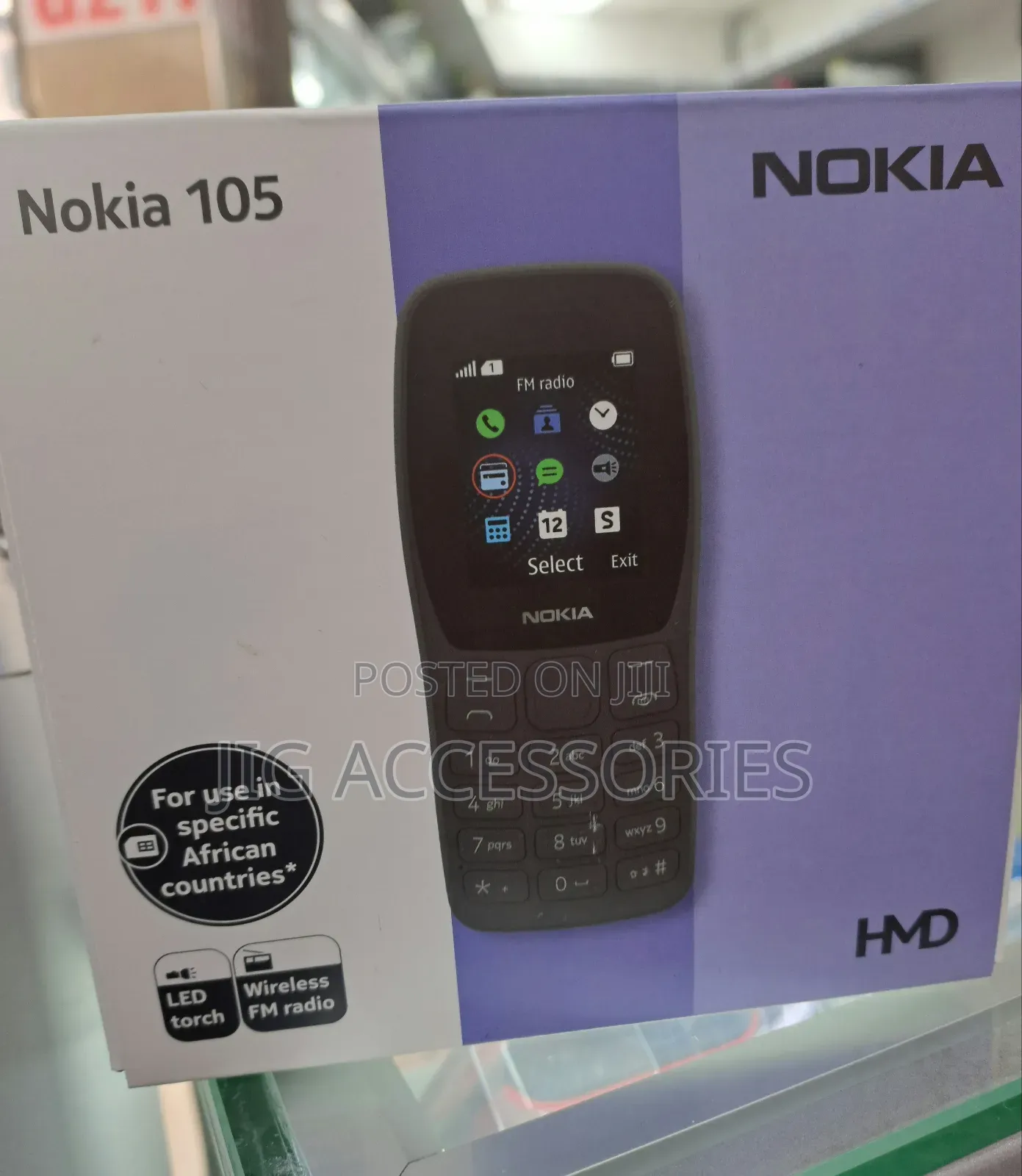 New Nokia 105 Black