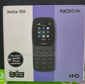 New Nokia 105 Black
