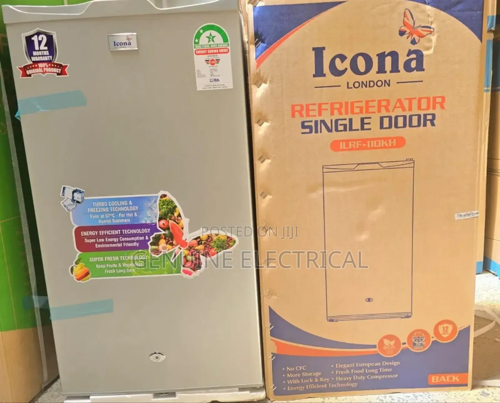 Icona 90litres Single Door Fridge