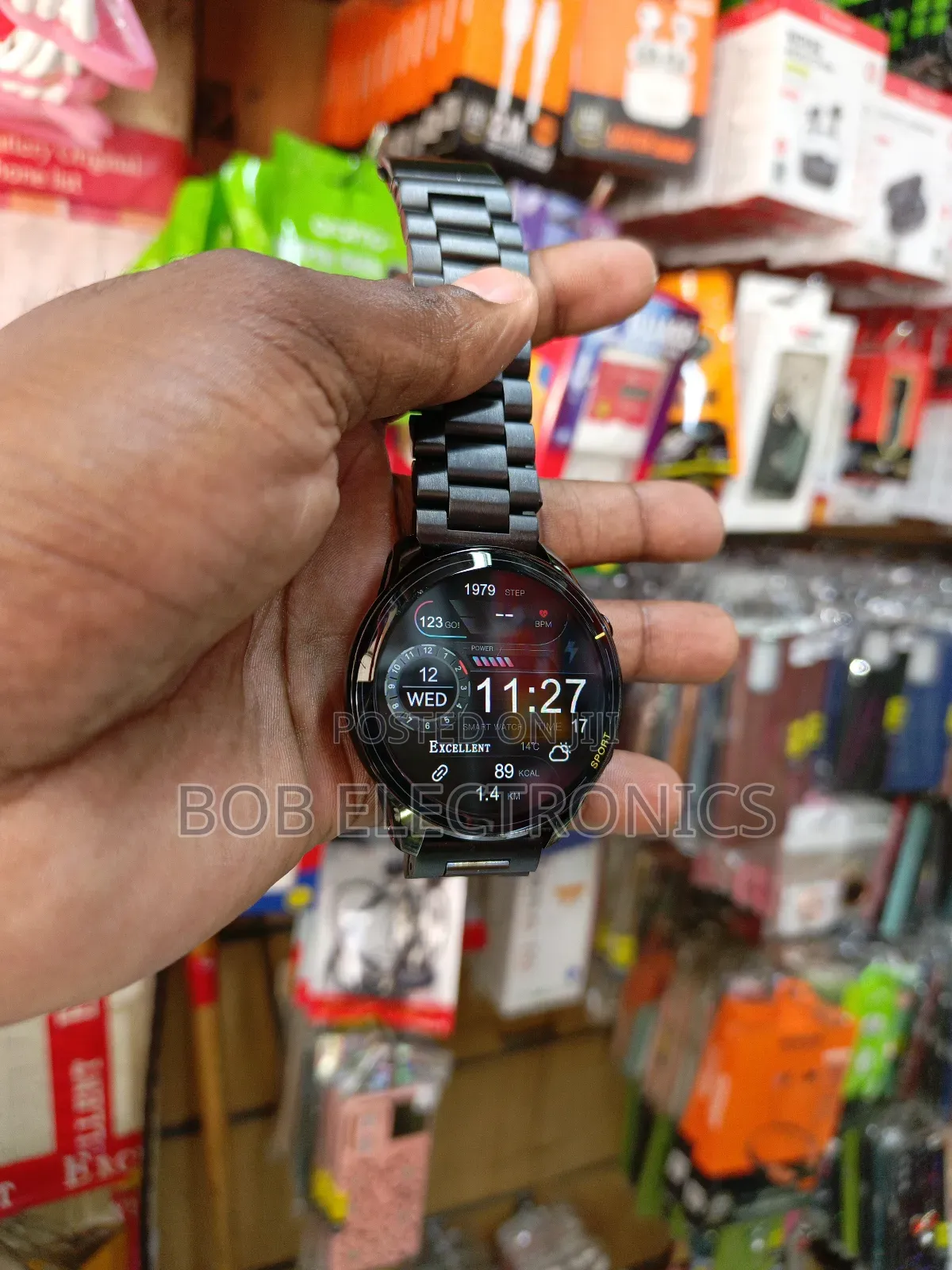 Metallic Smart Watch Latest