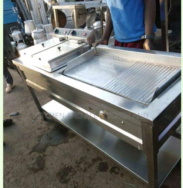 Combined Cooking Unit,Fryer and Hotplate