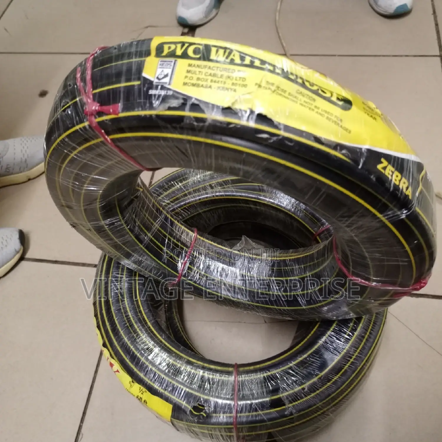1/2 by 60ft Zebra Hose-Pipes