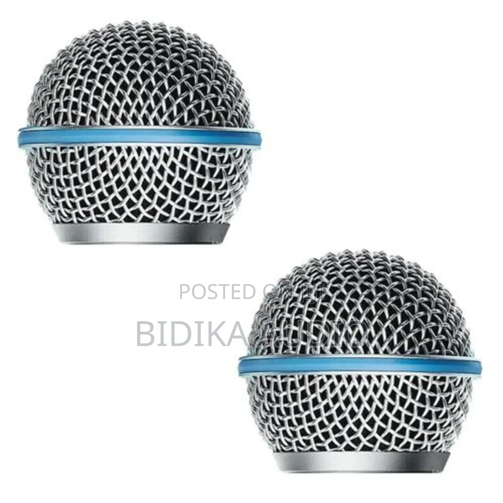 2pcs Microphone Grill Mic Grille Repment Mic Ball Head