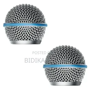 2pcs Microphone Grill Mic Grille Repment Mic Ball Head