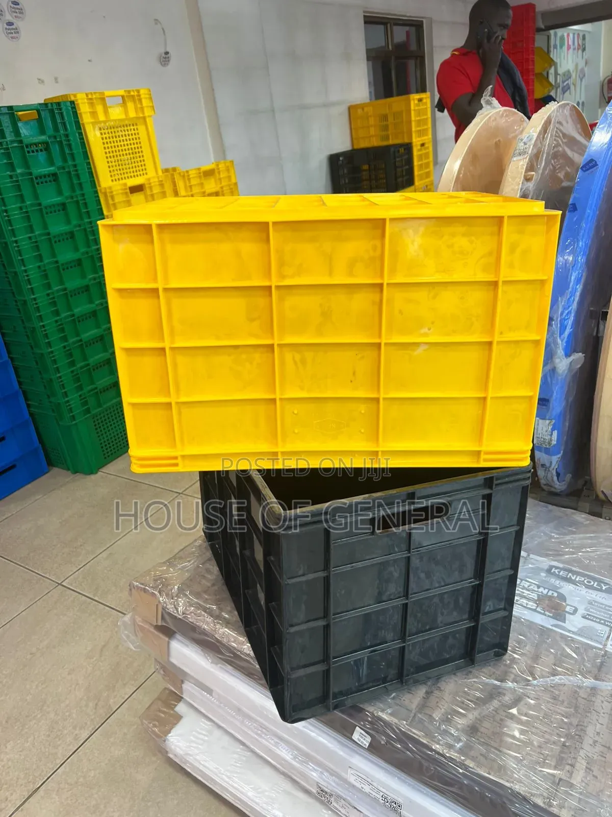 Kenpoly Crates# Closed Plastic Crates Extra Large