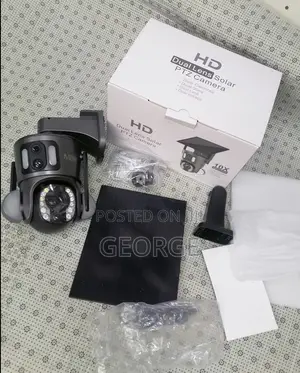 Ubox 4MP Dual Lens PTZ Camera 4g Solar Imported/