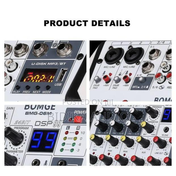 New Bomge BMG-06M 6 Channel Mixer