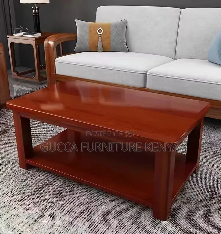 Coffee Tables:Rectangular Quality Wooden Center Coffee Table