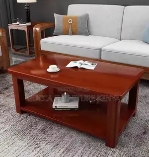 Coffee Tables:Rectangular Quality Wooden Center Coffee Table
