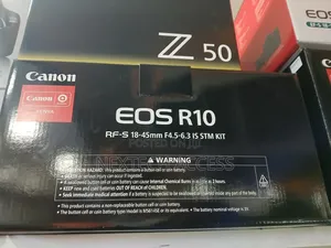 Canon Eos R10 Mirrorles Camera With 18_45mm Lens