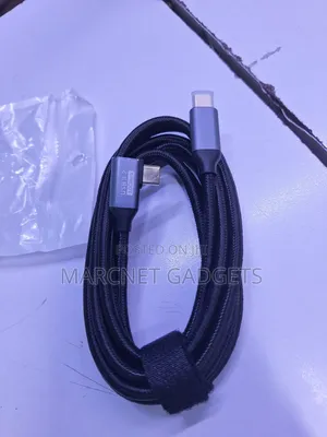 Right Angled Usb Type C 3.2 Gen 10gbps Cable 2 Meters