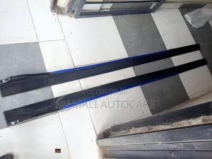 Universal Car Side Skirts , Black Blue