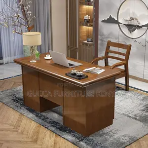 Office Tables:140cm Mahogany High-End Office Boss Desk