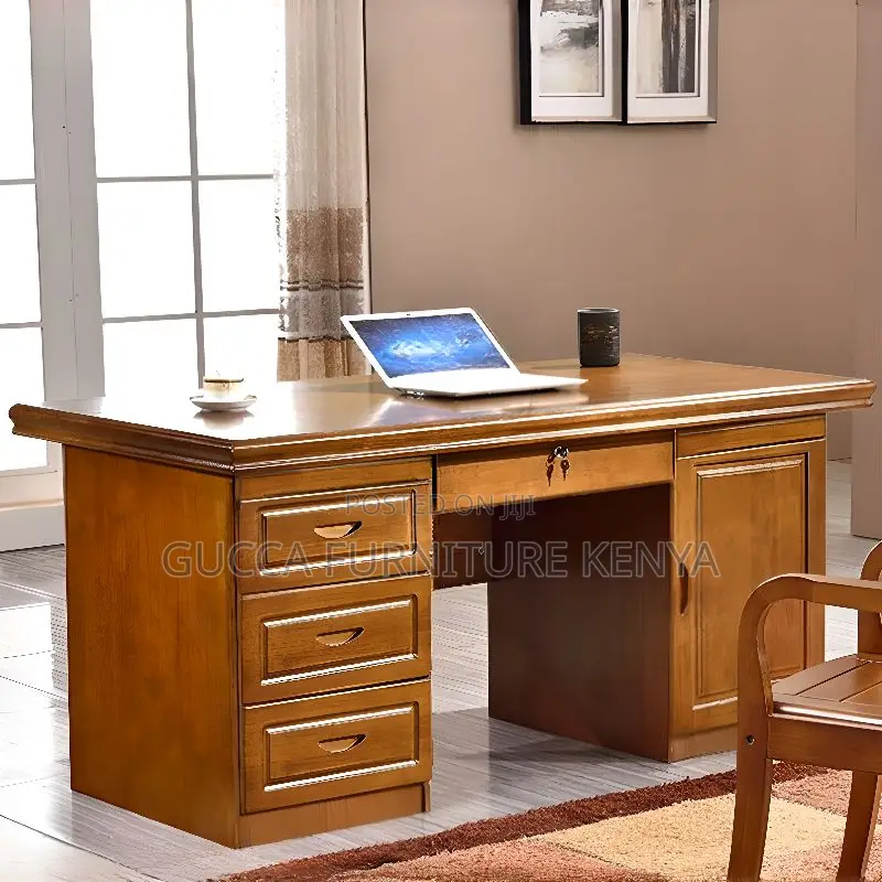 Office Tables:140cm Mahogany High-End Office Boss Desk