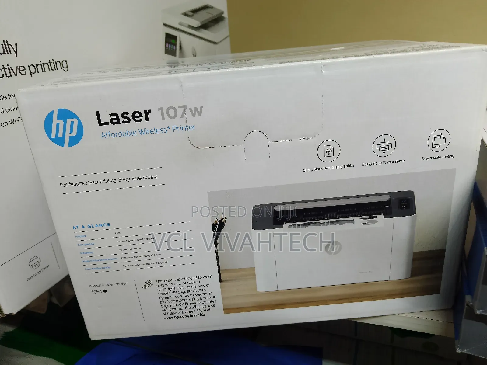 HP Laserjet 107W Mono Laser Printer