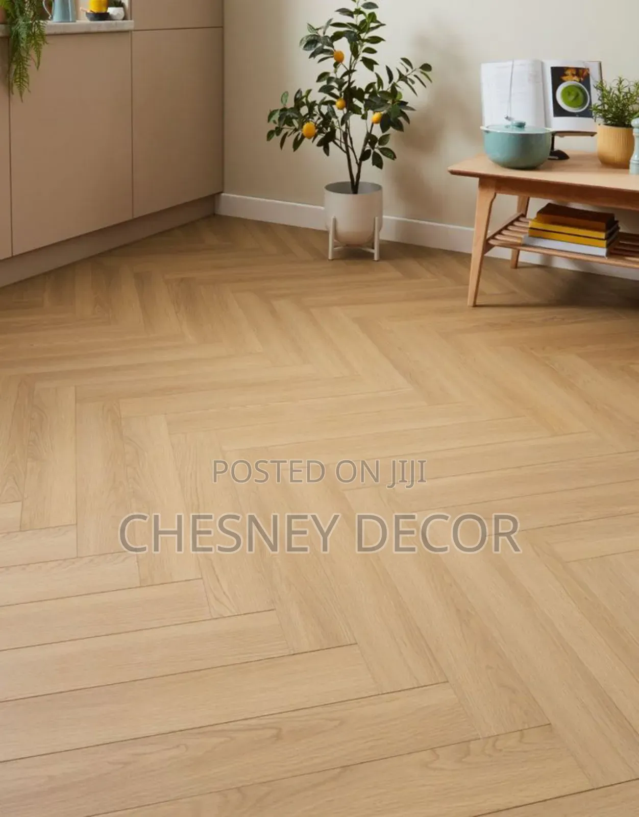 Herringbone Floor-Laminate