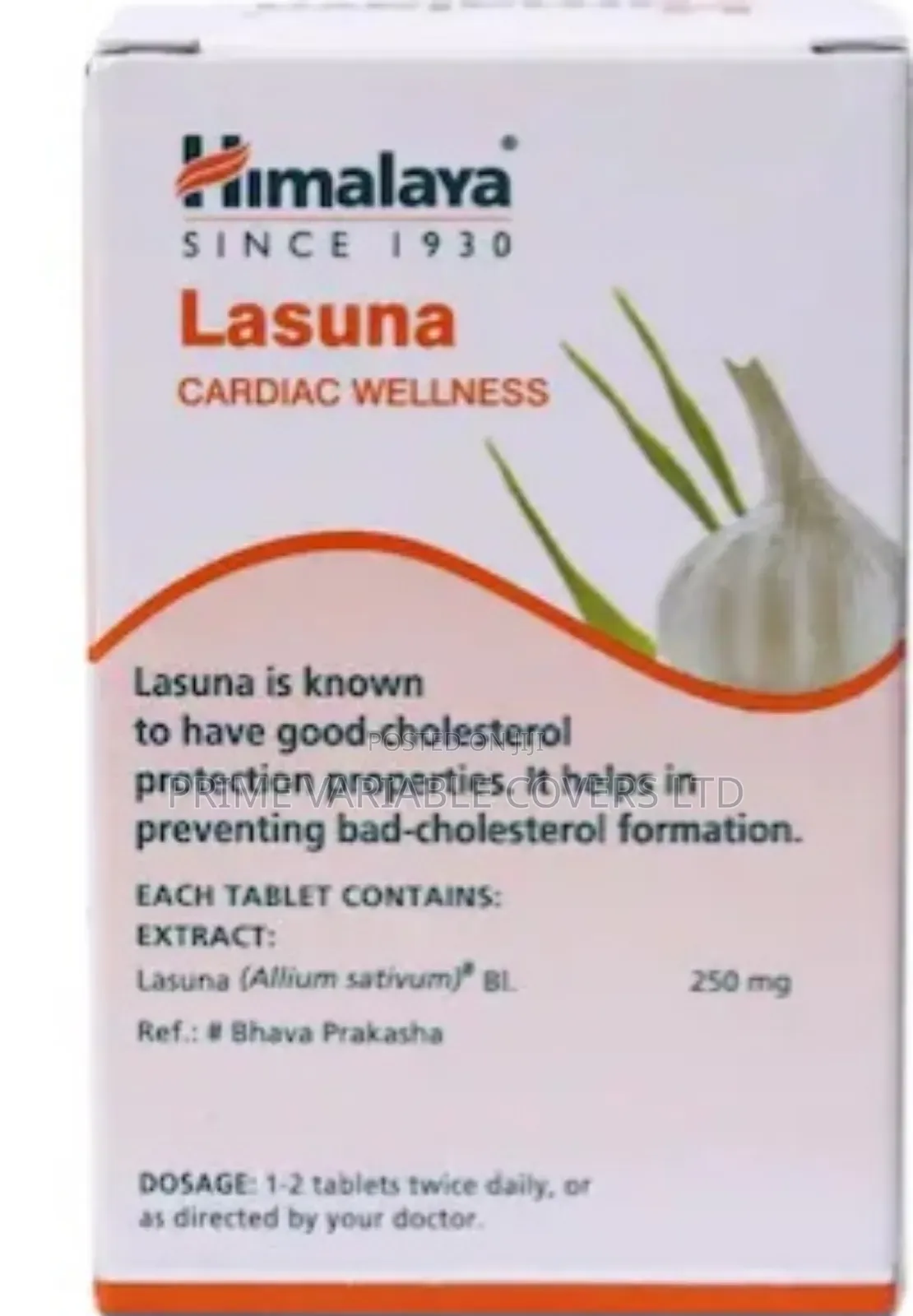 Himalaya Lasuna - Improves Digestion and Lactose Tolerance.