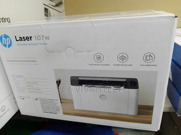 HP Laser 107w Wireless Printer - main view
