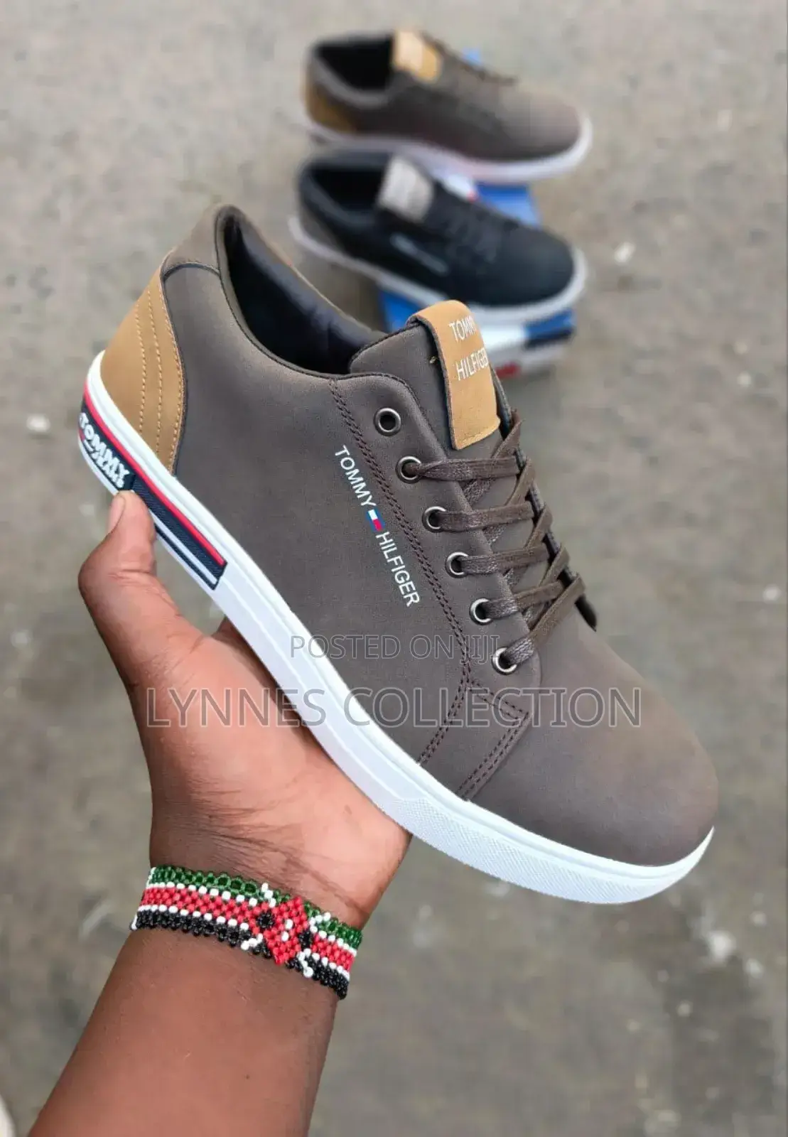 Tommy Hilfiger Brown and Black Shoes