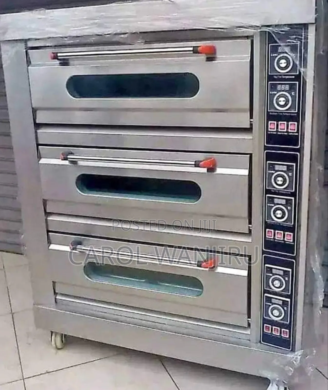 3 Deck 6 Tray Commercial Oven/ Commercial Oven