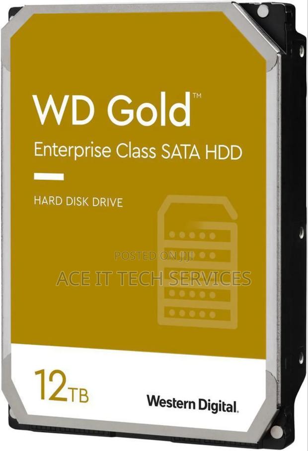 WD Gold Enterprise Class Hard Drive 12TB, 256MB, 7200rpm