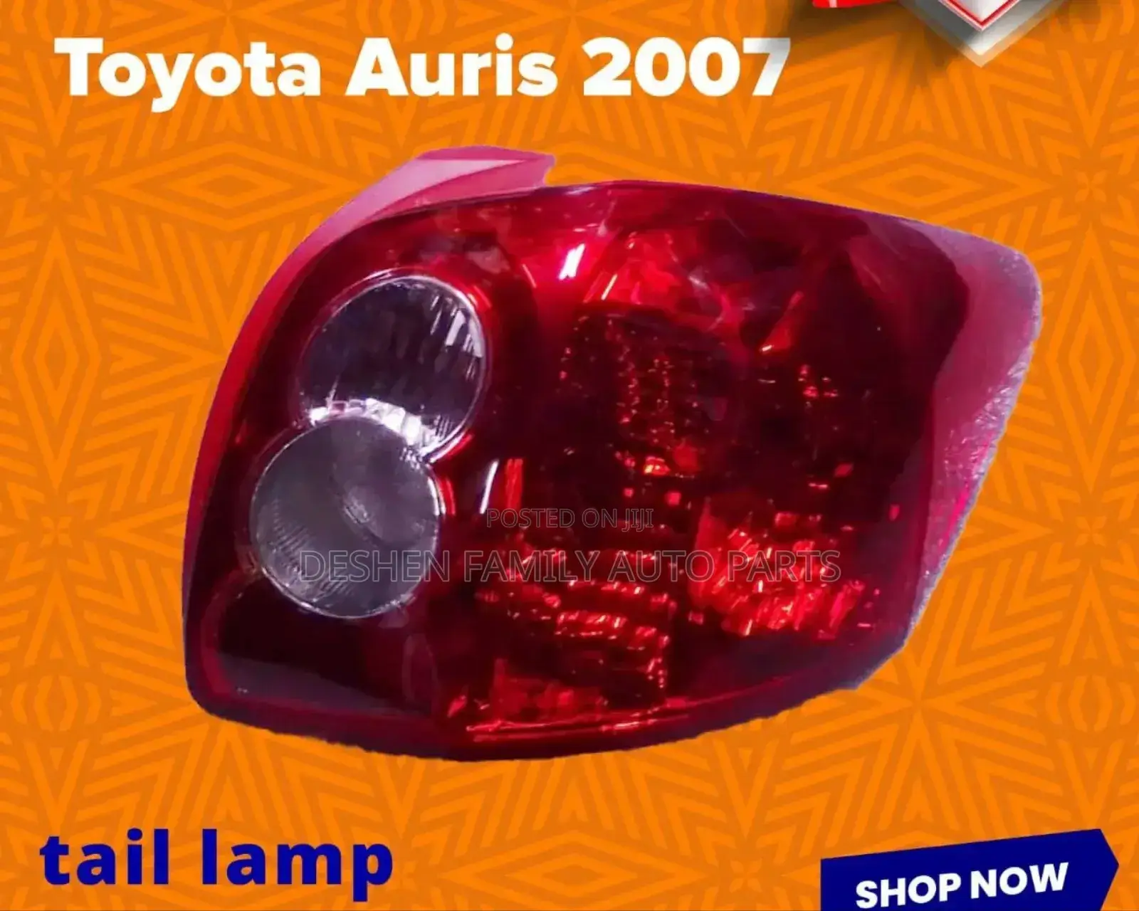 Toyota Auris Backlight/ Taillamp / Taillight