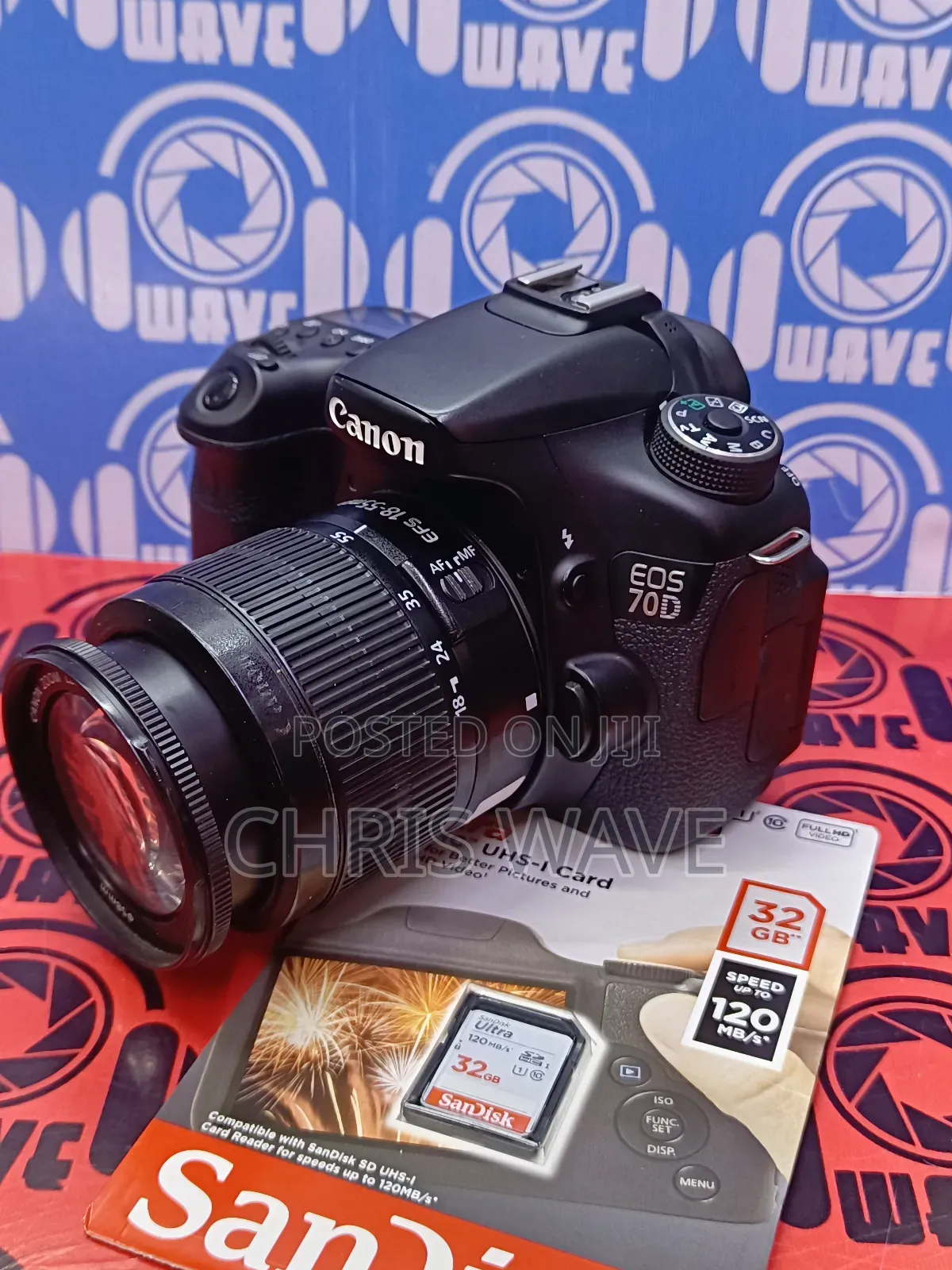 Canon 70D Professional Camera With Free Card