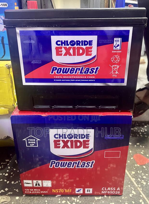 Chloride Exide Powerlast Ns70