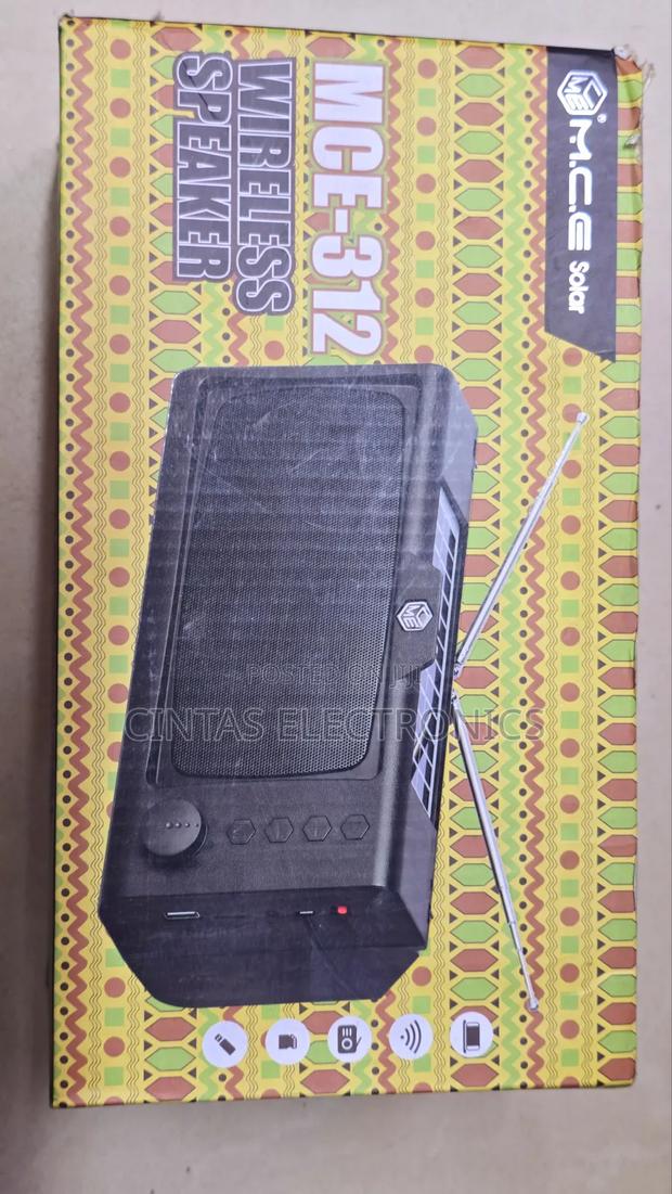 MCE -312 Solar Wireless Speaker - main view