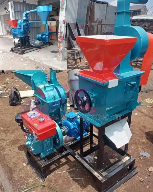 Dual Electric and Diesel Posho Mill and Huller