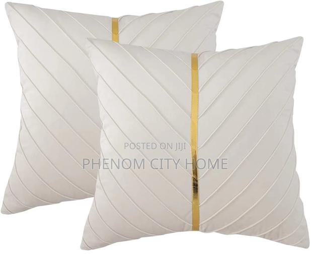 White Velvet Throwpillow Covers Available