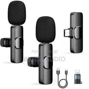  Dual Wireless Microphone for iPhone and Android