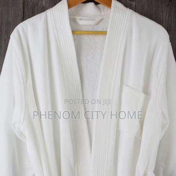 White Bathrobes Available In All Sizes - thumbnail 3