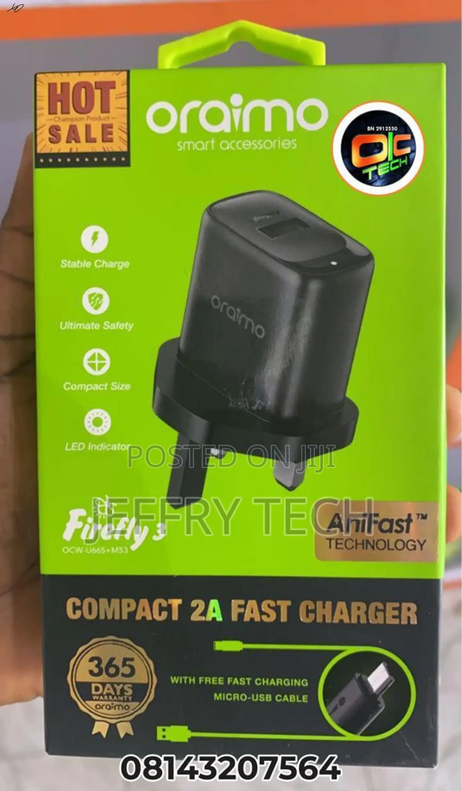 Oriamo Charger Firefly3 OCW-U66S+M53
