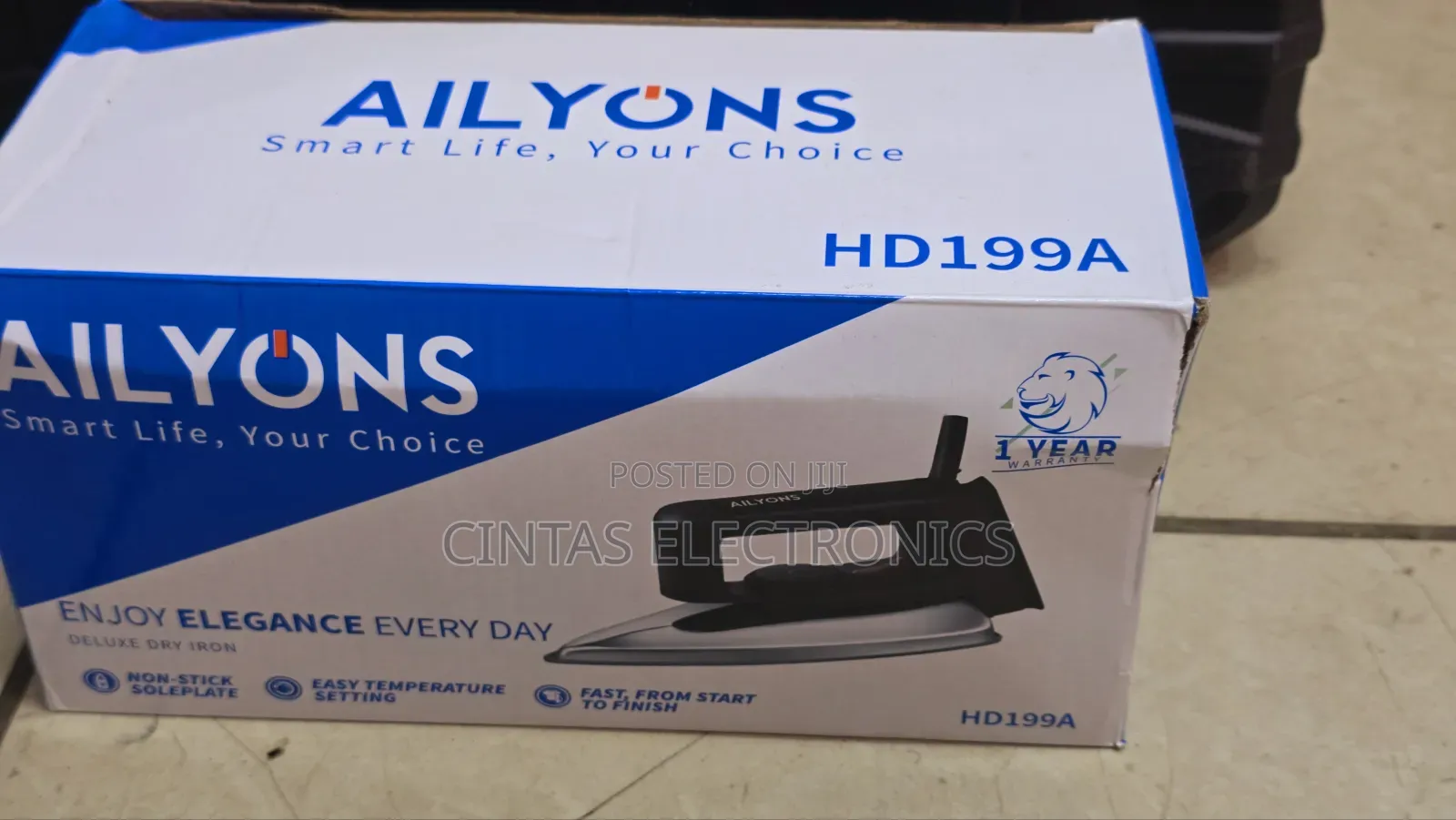 Ailyons HD199A Dry Iron 1000W