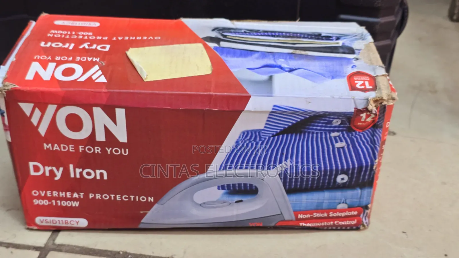 Von Dry Iron 1100W