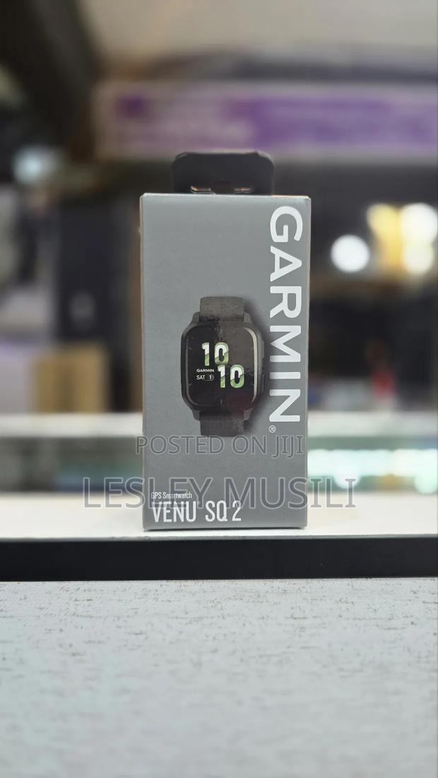 Garmin Venu SQ 2 GPS Smartwatch, Black - main view
