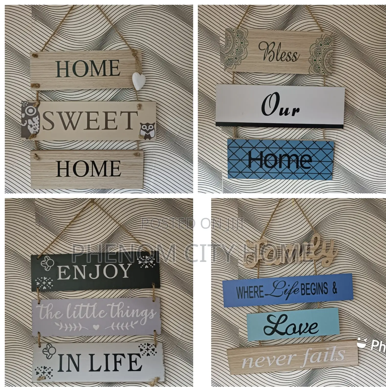 Small Decorative Wooden Wall Hangings