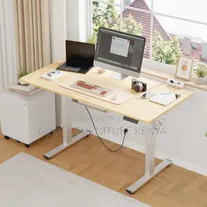 Office Tables:1.4 Meters Modern Flexi-Height Standing Desk